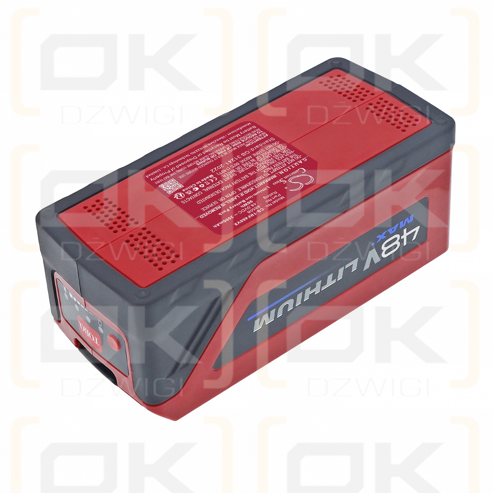 Replacement Battery for TORO Brush Cutter 51488 / 88508 2000 mAh Li-ion 48 V (Cameron Sino)