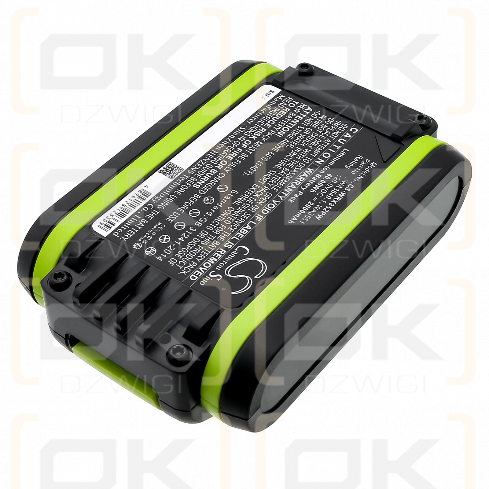 Bateria zamienna do AL-KO Easy Flex HTA 2050 Long Reach Hedge Trimmer / B50 2000 mAh Li-ion 20 V (Cameron Sino)
