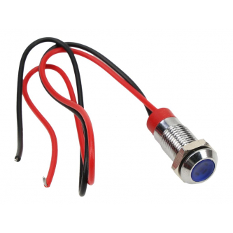LED indicator lamp FI8 12/24V blue