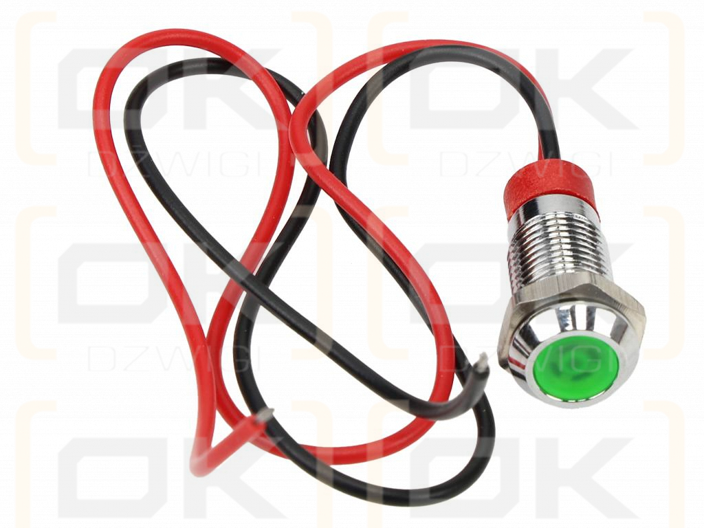 LED-Kontrollleuchte FI8 12/24V grün