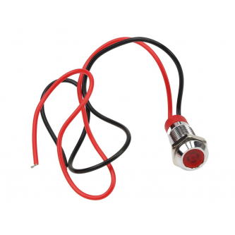 LED indicator lamp FI8 12/24V red