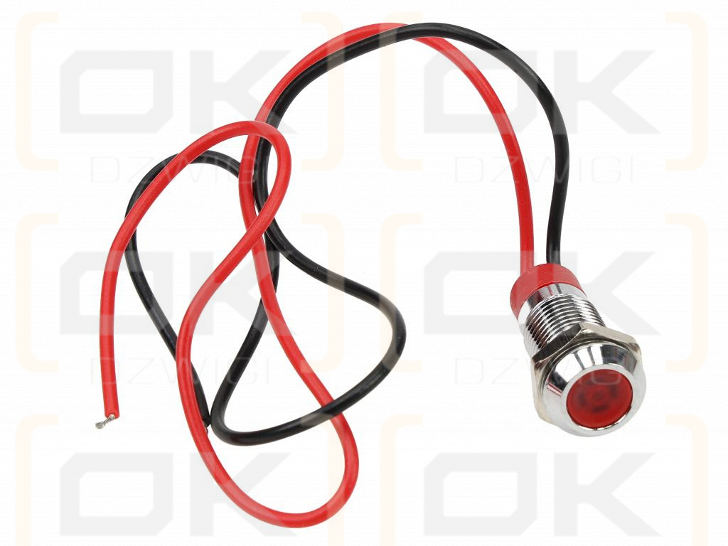 LED indicator lamp FI8 12/24V red