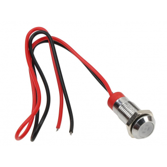 LED indicator lamp FI8 12/24V white