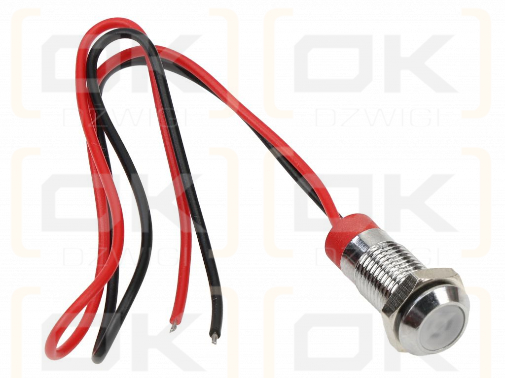 LED indicator lamp FI8 12/24V white
