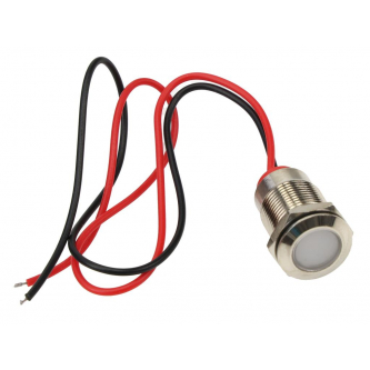 LED indicator lamp FI12 12/24V white