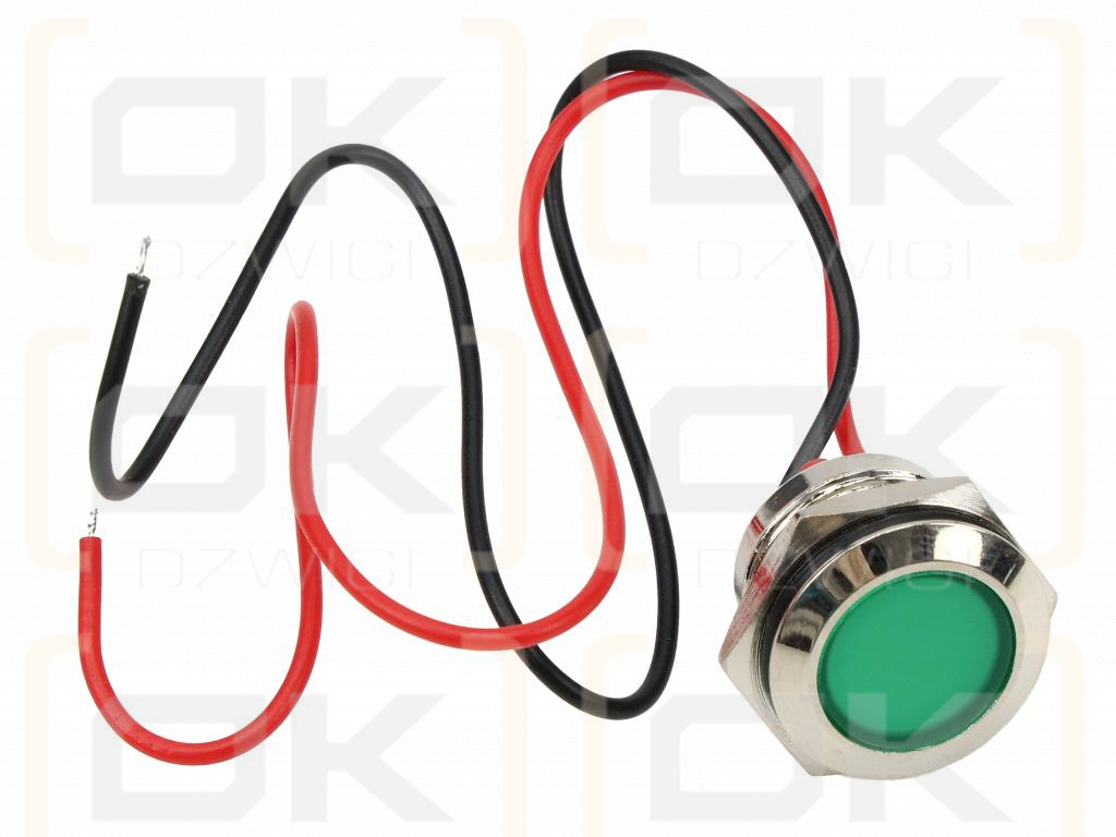 LED-Kontrollleuchte FI16 12/24V grün
