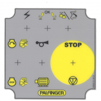 Naklejka Palfinger / Bison