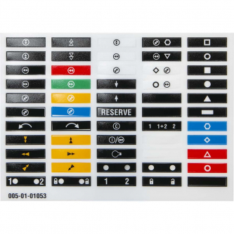Pictogramas para el transmisor de radiocontrol HBC Quadrix