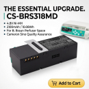Batería de repuesto para bomba de infusión B.Braun Space / 8713180 2100 mAh Ni-MH 4,8 V (Cameron Sino)