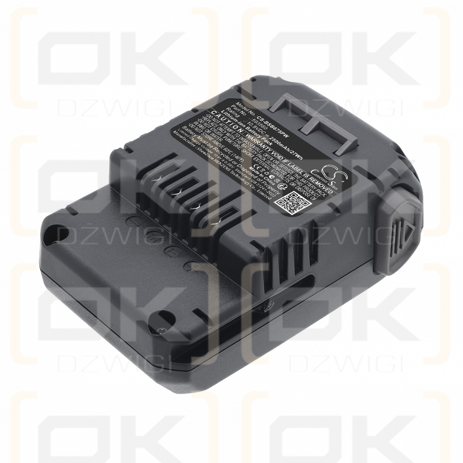 Ersatzakku für Briggs & Stratton 675iS / 111-9639 2500 mAh Li-Ion 10,8 V (Cameron Sino)