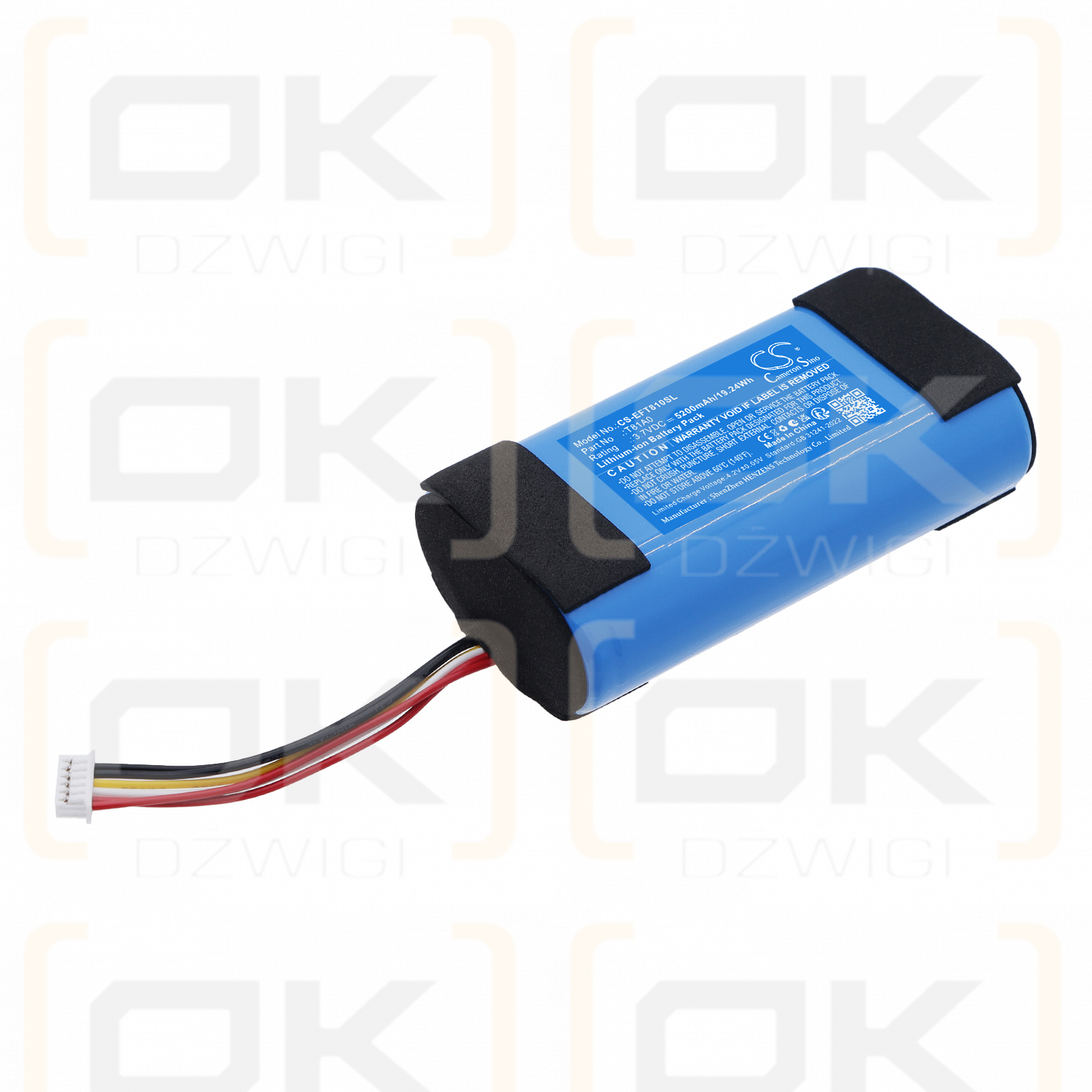 Ersatzakku für Eufy T81A0 / T81A0 5200mAh Li-Ion 3,7V (Cameron Sino)