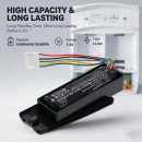 Batería de repuesto para Emerson MP4000 / 7863-120, 2600 mAh, iones de litio, 3,7 V (Cameron Sino)