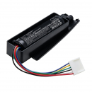 Batería de repuesto para Emerson MP4000 / 7863-120, 2600 mAh, iones de litio, 3,7 V (Cameron Sino)