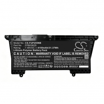 Replacement Battery for Fujitsu / FMVNBP255 4150 mAh Li-Polymer 7.56 V (Cameron Sino)