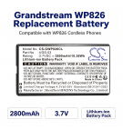Replacement Battery for Grandstream WP826 / UGS-03 2800 mAh Li-ion 3.7 V (Cameron Sino)