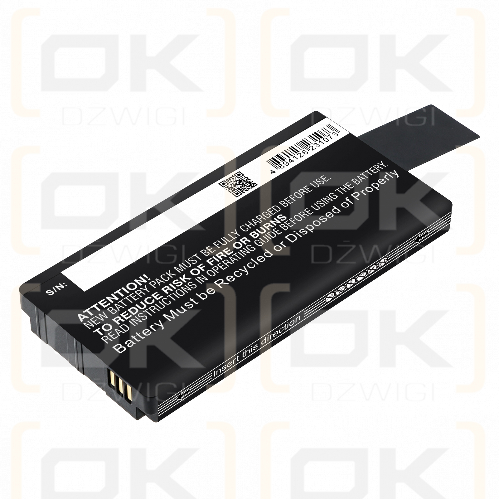 Batería de repuesto para radio Hytera PNC380 POC / BP4006, 4000 mAh, polímero de litio, 3,85 V (Cameron Sino)