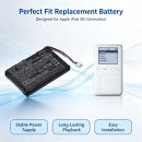 Batería de repuesto para Apple iPod 40GB M9245LL/A / 616-0159 550 mAh Li-ion 3.7 V (Cameron Sino)