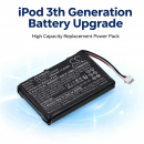 Batería de repuesto para Apple iPod 40GB M9245LL/A / 616-0159 550 mAh Li-ion 3.7 V (Cameron Sino)