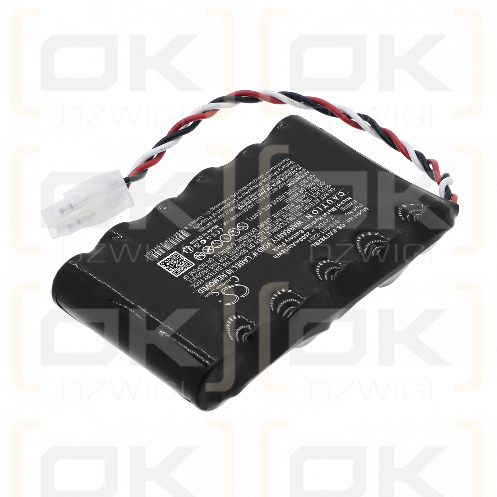 Replacement Battery for KAR-TECH 3B0982C Wireless Remote Transmitter Controller / 010-001-2201 2500 mAh Ni-MH 7.2 V (Cameron Sino)