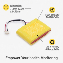Bateria zamienna do KTPS GMMC pulse oximeter / 88889408 2500 mAh Ni-MH 6 V (Cameron Sino)