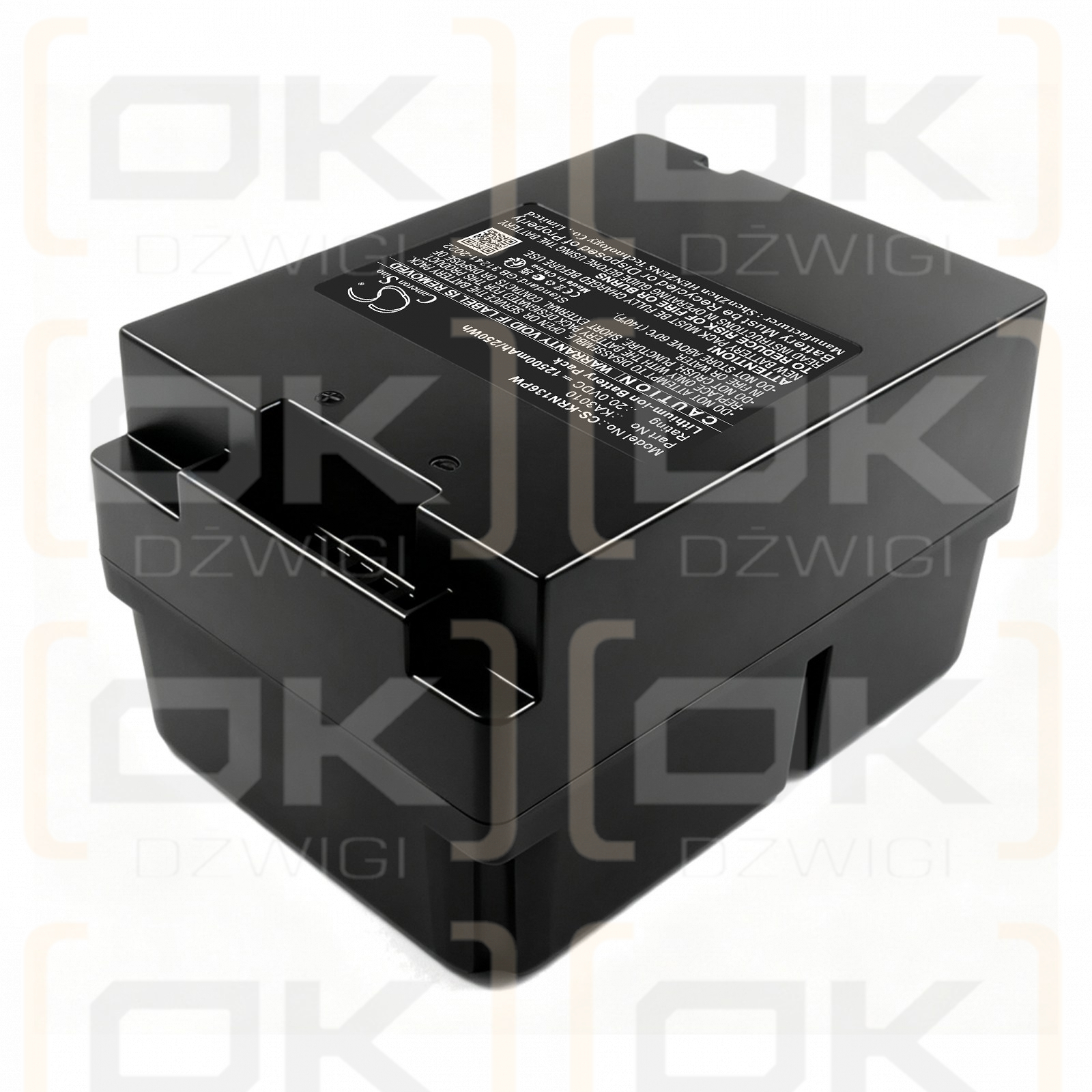 Ersatzakku für Kress KR136E / 59002628 12500 mAh Li-Ion 20V (Cameron Sino)
