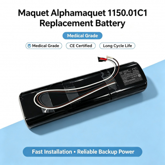 Batería de repuesto para mesa bariátrica Alphamaquet de Maquet Stierlen 1150 / 0227.018401, 8000 mAh, plomo-ácido sellada, 12 V (Cameron Sino).
