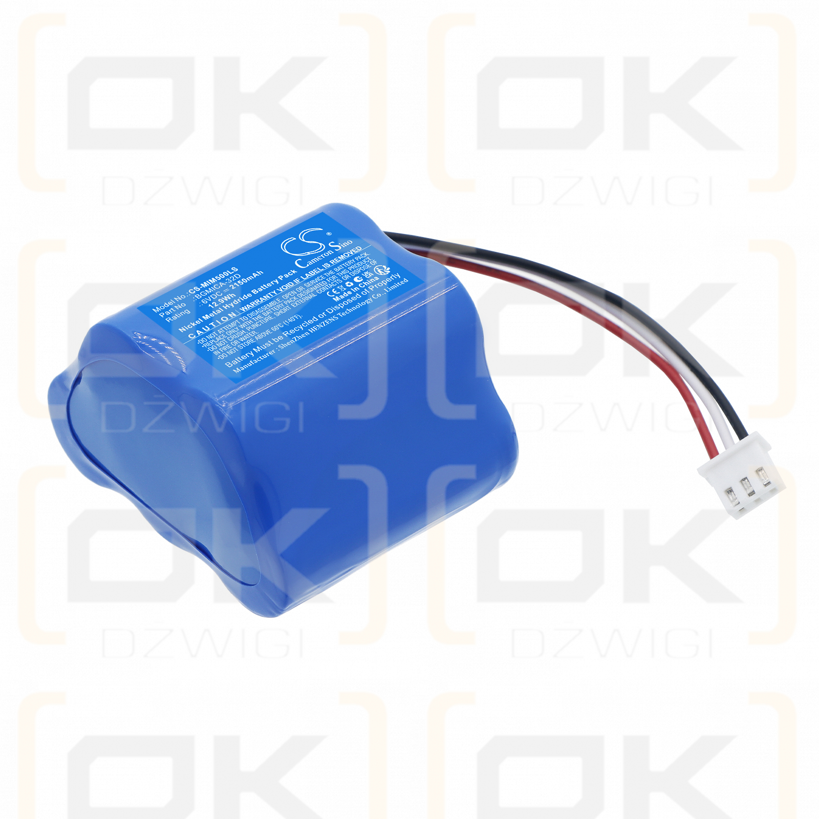 Bateria zamienna do MICA ML-500 / BGMICA-32D 2150 mAh Ni-MH 6 V (Cameron Sino)