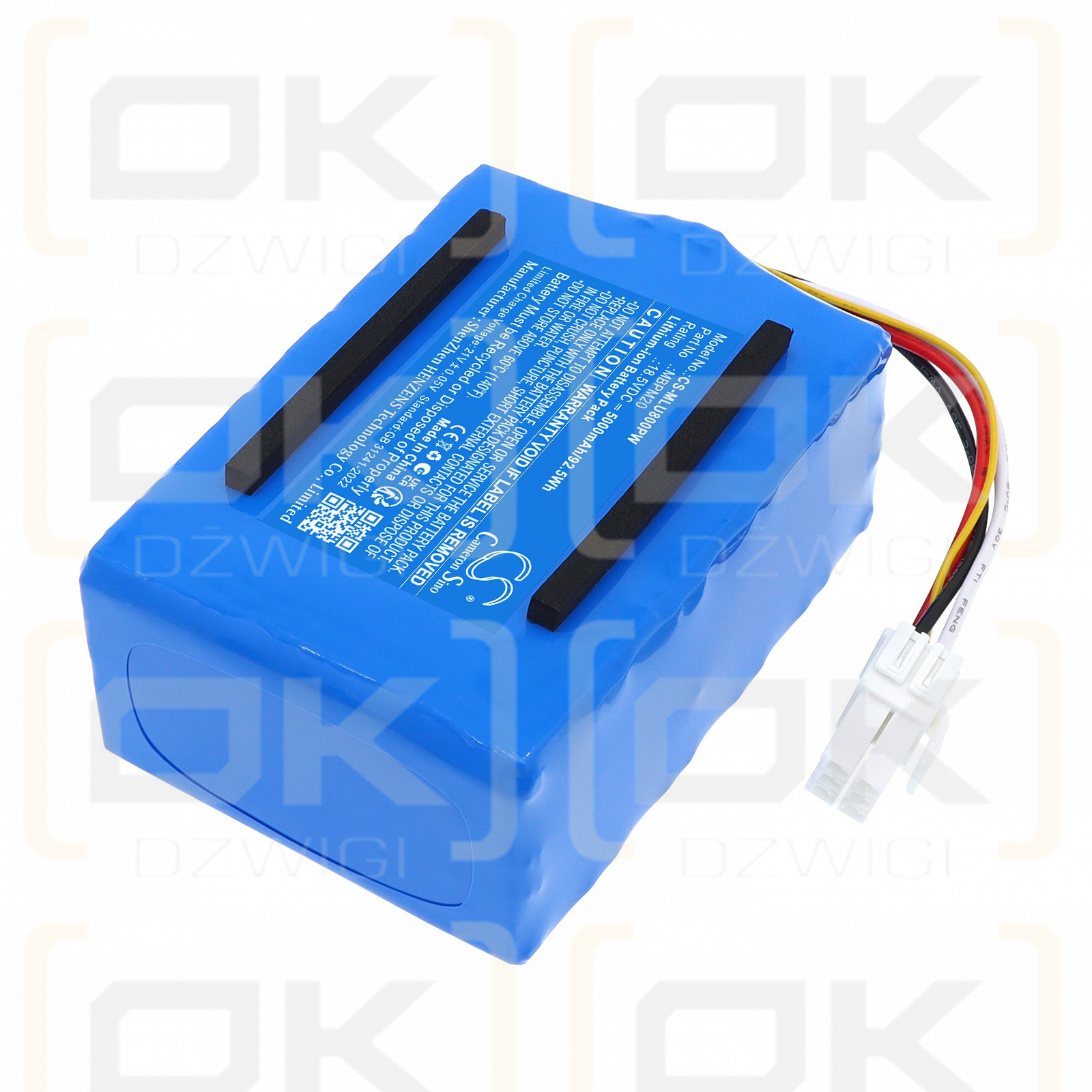 Ersatzakku für MOVA ViAX 250 / MBPM20 5000 mAh Li-Ion 18,5 V (Cameron Sino)
