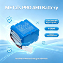 Batería de repuesto para METals PRO AED 4500 mAh Li-MnO2 12V (Cameron Sino)