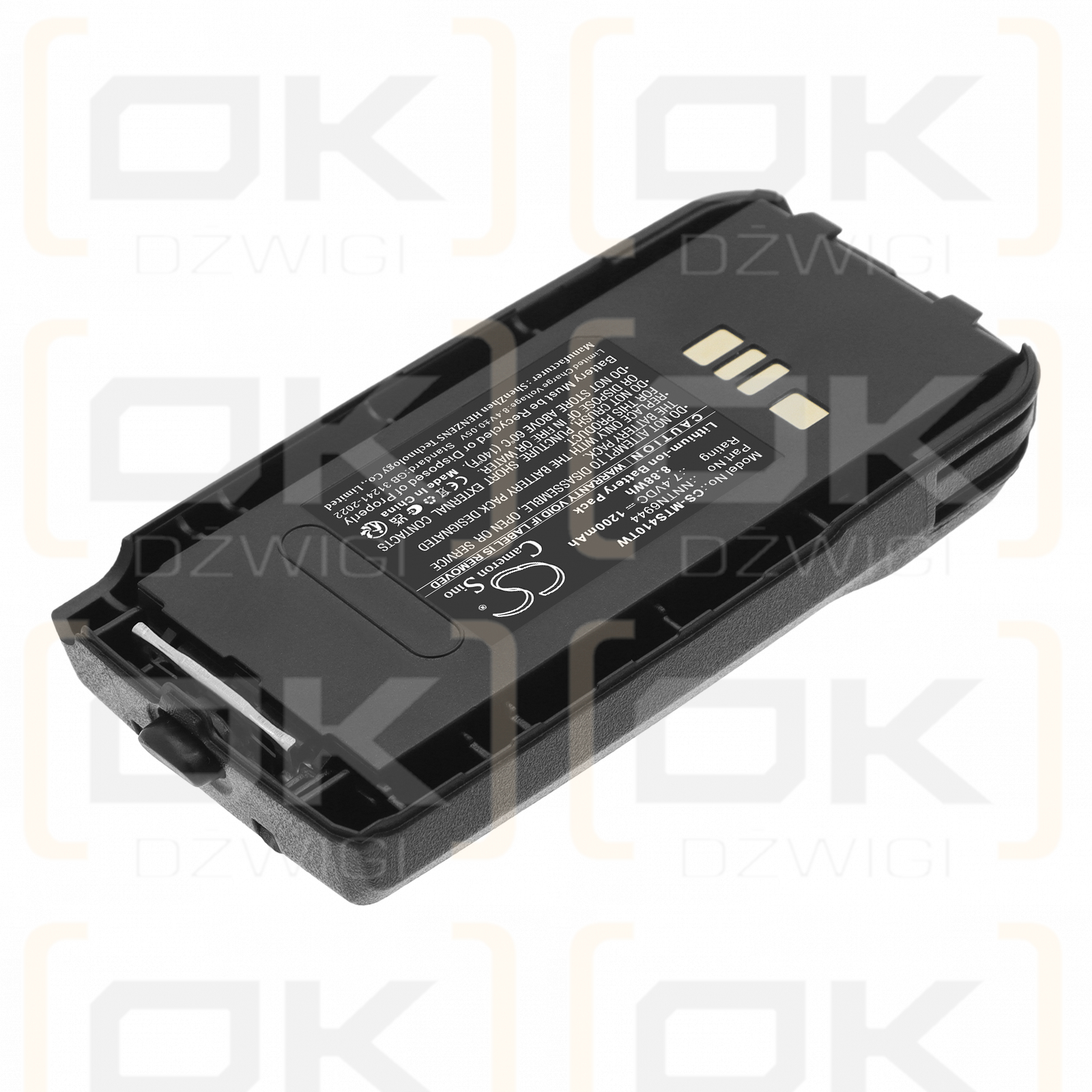 Batería de repuesto para Motorola XTS4000 / NNTN6944 1200 mAh Li-ion 7.4 V (Cameron Sino)