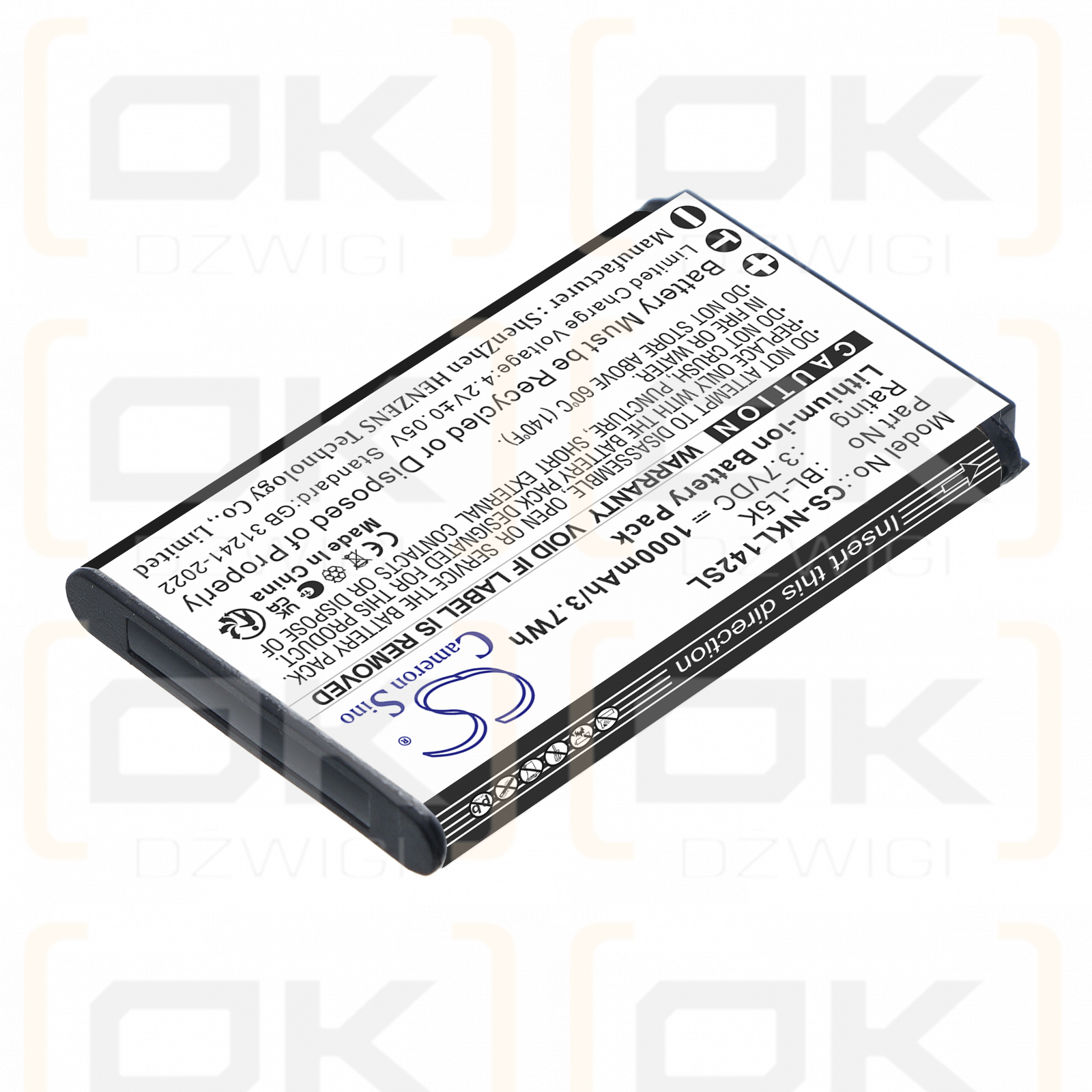 Bateria zamienna do Nokia  TA-1456 / BL-L5K 1000 mAh Li-ion 3.7 V (Cameron Sino)
