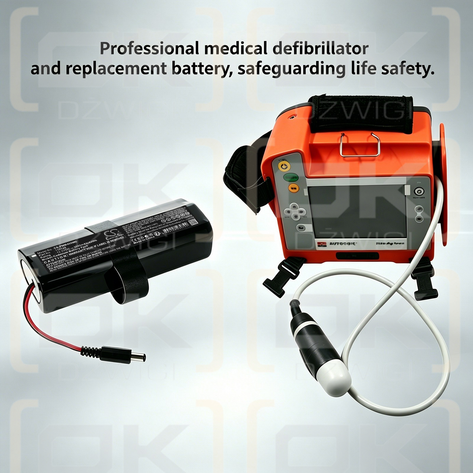 Сменный аккумулятор для Primedic Handyscan Metrax M400 / PRI 96317 3500 мАч Ni-MH 12 В (Cameron Sino)