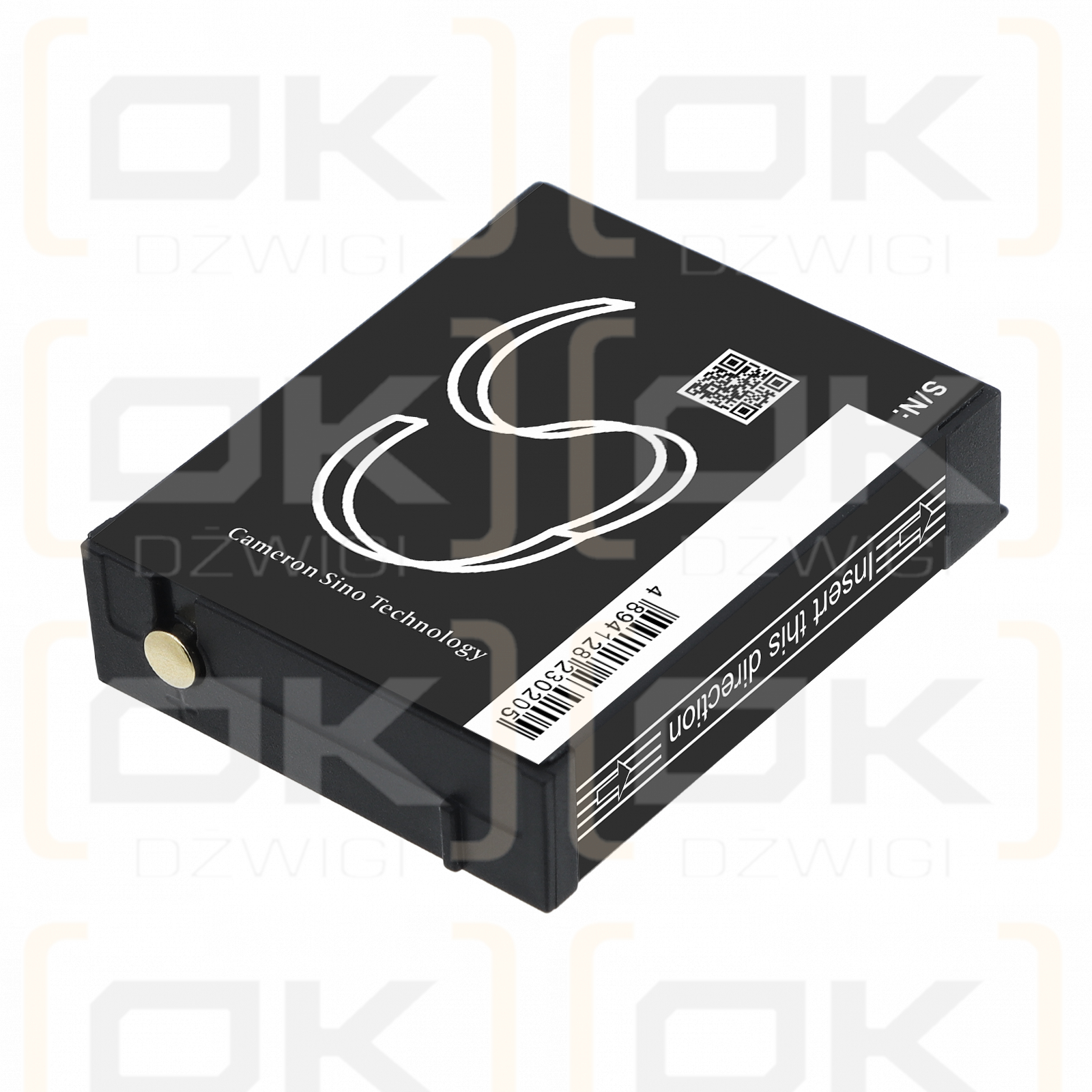 Replacement battery for Suprabeam S4 / 951.026 1000 mAh Li-Polymer 3.7 V (Cameron Sino)