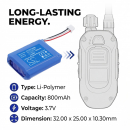 Ersatzakku für Dogtra 280X Sender / AE1102338P 800mAh Li-Polymer 3,7V (Cameron Sino)