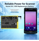Batería de repuesto para Sunmi X9s / JKFX, 4800 mAh, polímero de litio, 3,8 V (Cameron Sino)