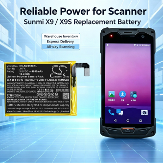 Batería de repuesto para Sunmi X9s / JKFX, 4800 mAh, polímero de litio, 3,8 V (Cameron Sino)