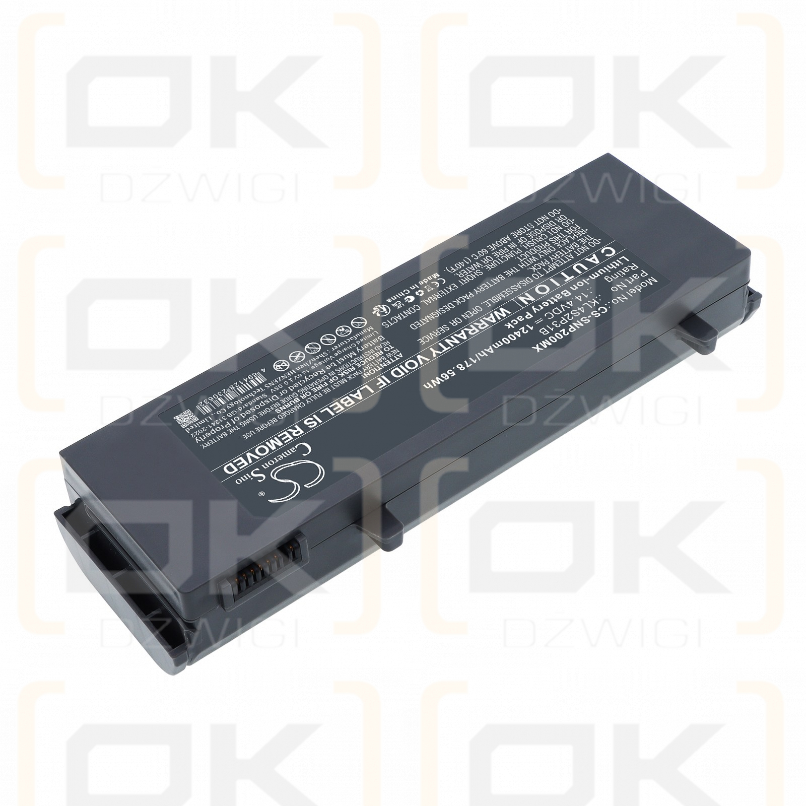 Ersatzakku für SonoScape X5 / KL4S2P31A 12400 mAh Li-Ion 14,4 V (Cameron Sino)