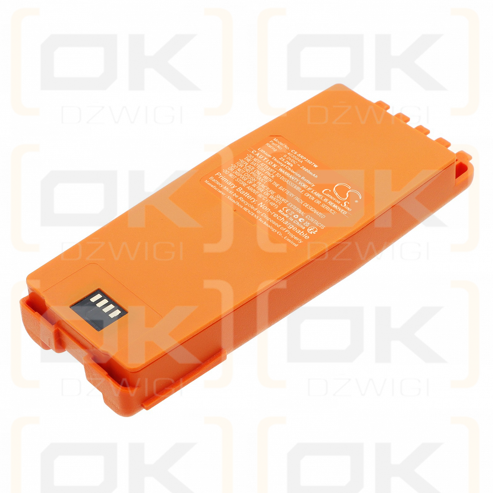 Batería de repuesto para SAILOR SP3560 / 403504A 2800mAh Li-SOCl2 7.4V (Cameron Sino)