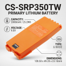 Batería de repuesto para SAILOR SP3560 / 403504A 2800mAh Li-SOCl2 7.4V (Cameron Sino)