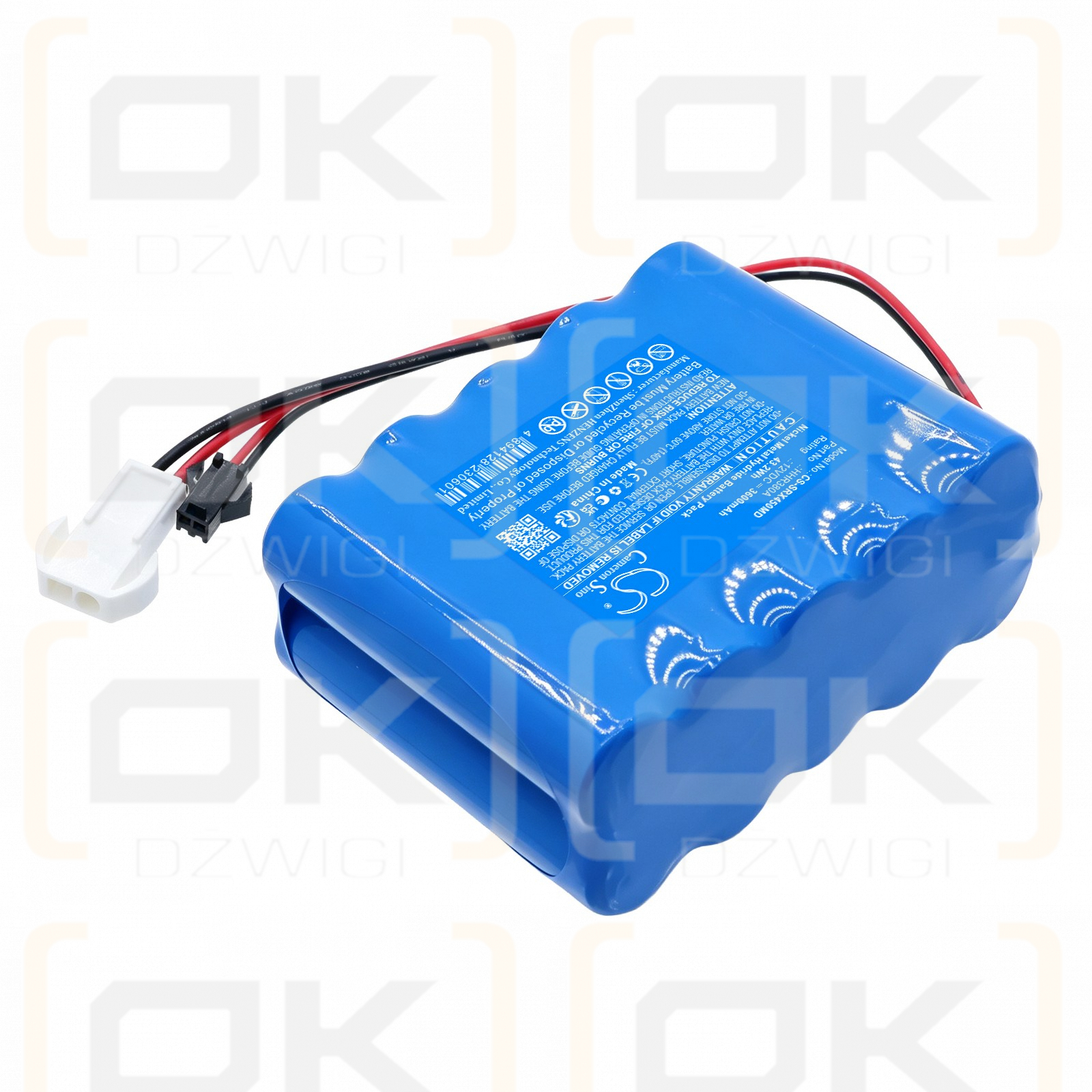 Сменный аккумулятор для SIRIUSMED X55/HHR380A 3600 мАч Ni-MH 12 В (Cameron Sino)