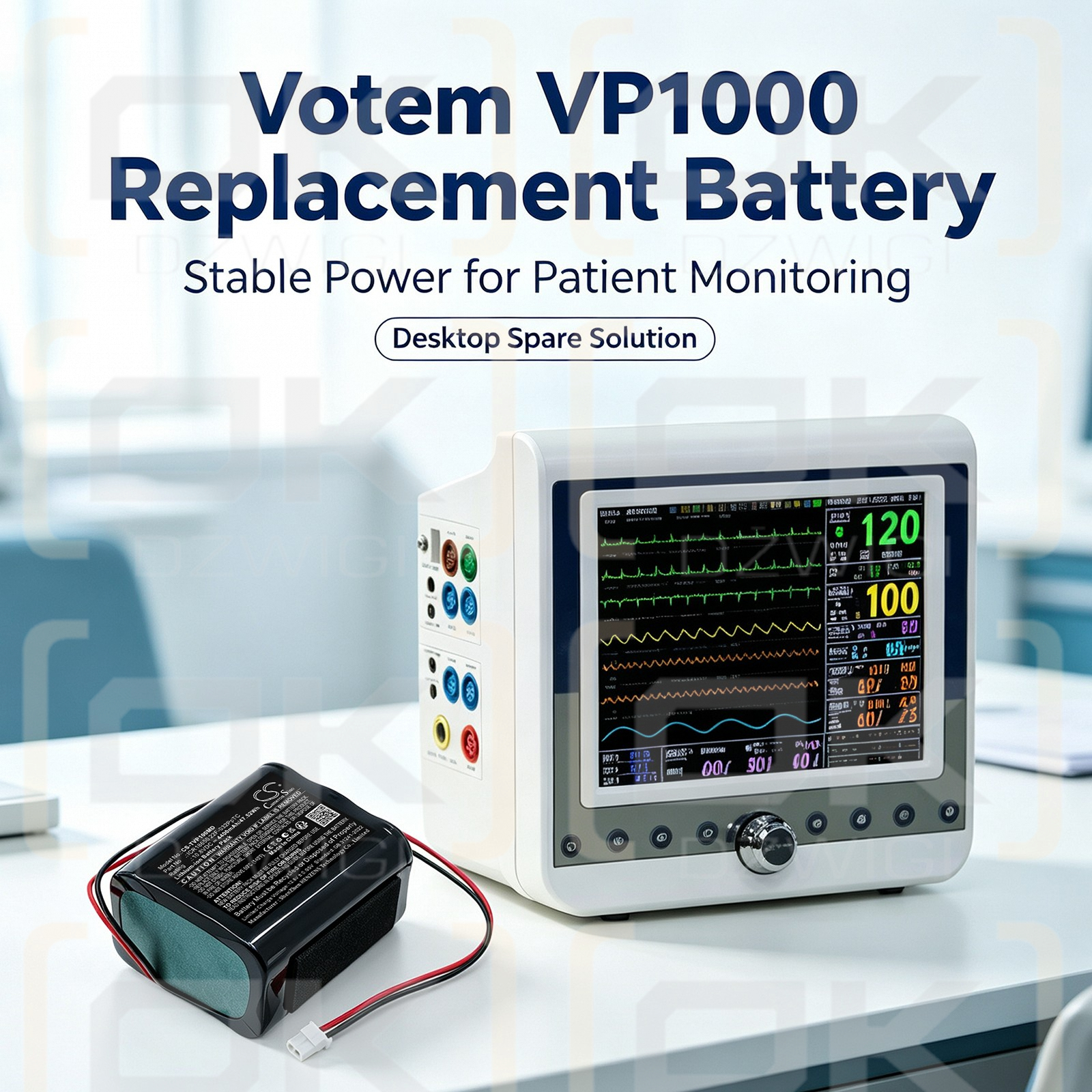 Сменный аккумулятор для Tecme Votem VP1000 / ICR18650 22F-032PpTC 4400 мАч Li-ion 10,8 В (Cameron Sino)