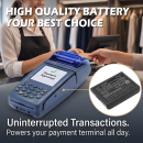 Batería de repuesto para VeriFone Nurit 8020US20 / 802B-WW-M07 1800 mAh Li-ion 7,4 V (Cameron Sino)