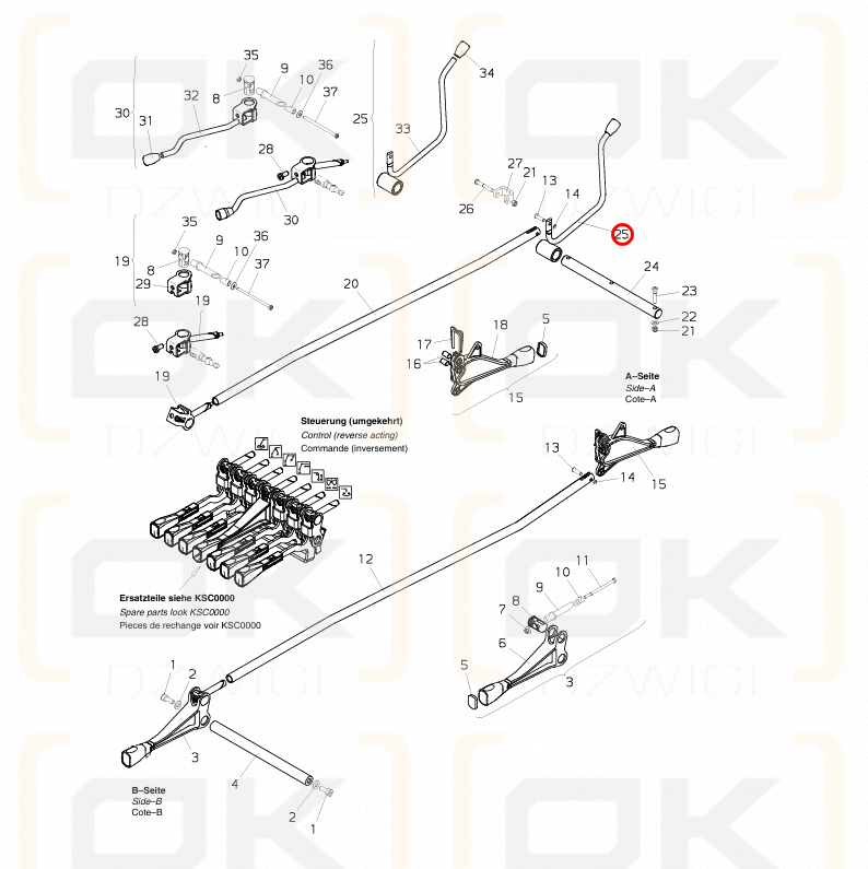 Palfinger joystick