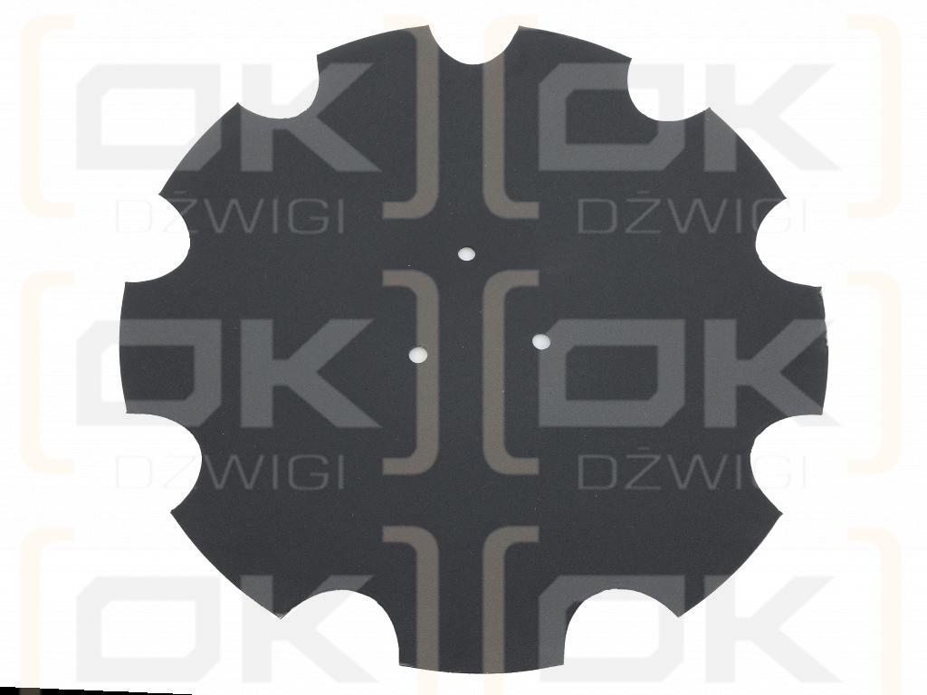 Zahnscheibe Z-9 fi 460, Aufnahme 3/97 mm, Dicke 4 mm, verwenden Sie Horsch 23246102