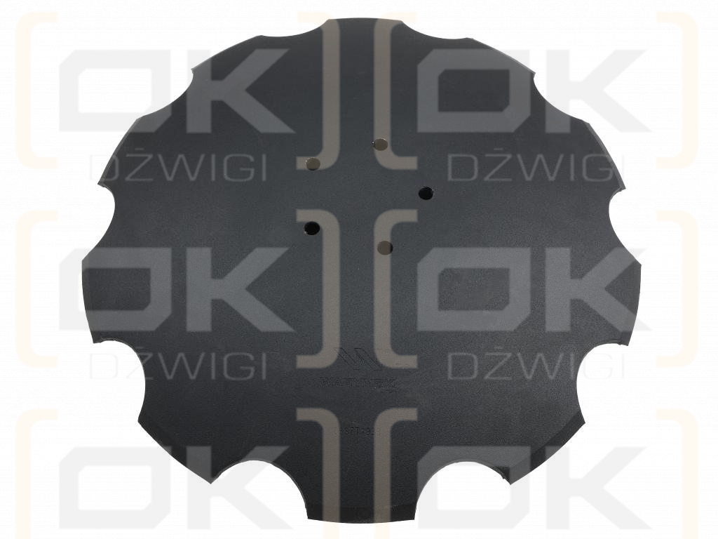 Zahnscheibe Z-10 fi 520, Aufnahme 5/105 mm, Dicke 6 mm, Anwendung Horsch 28071305, Waryński