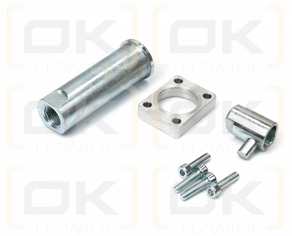 Zestaw (kit) do rozdzielacza hydraulicznego 40l/min - mocowanie linki Waryński