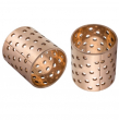 In bronze with holes