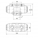 Flow divider MTDA08-100M 0-50L 100l