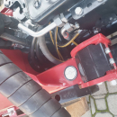 Tajfun Liv 120Z.96 hydraulic crane with a 0.53 grab and a 10t rotator