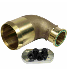 Suction port Hydro Leduc 1 1/2 "; 39.1mm - 90 °